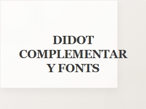 Complementary Fonts for Contemporary Editorial Magazine Design